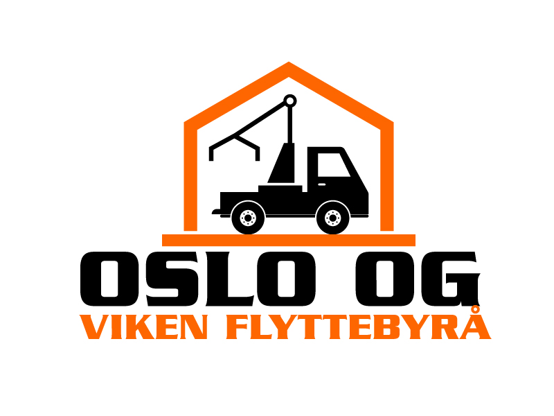 Oslo og Viken Flyttebyrå logo design by ElonStark
