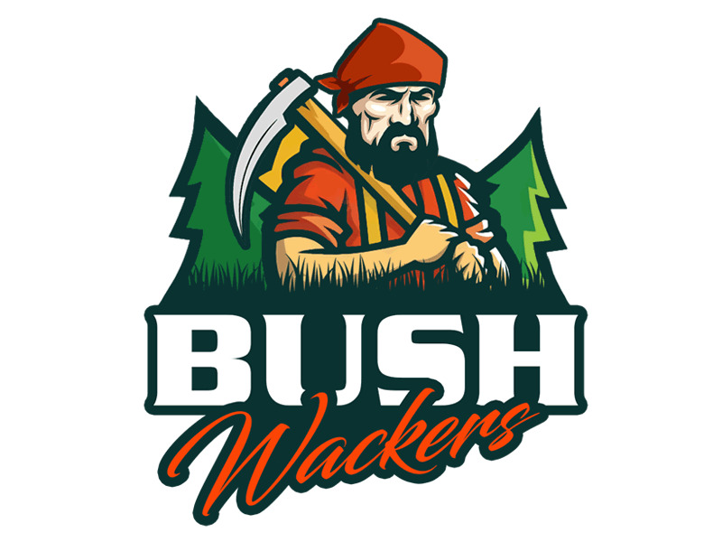 Bush Wackers logo design by Bananalicious