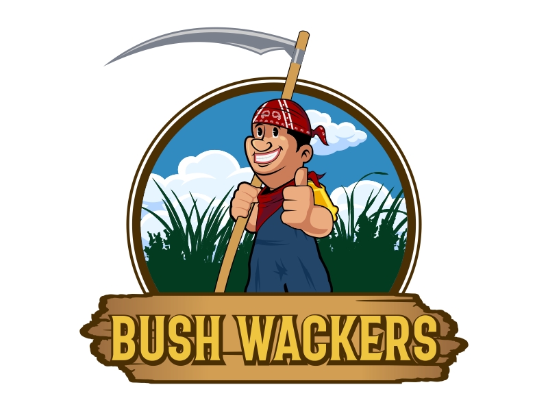 Bush Wackers logo design by Kruger