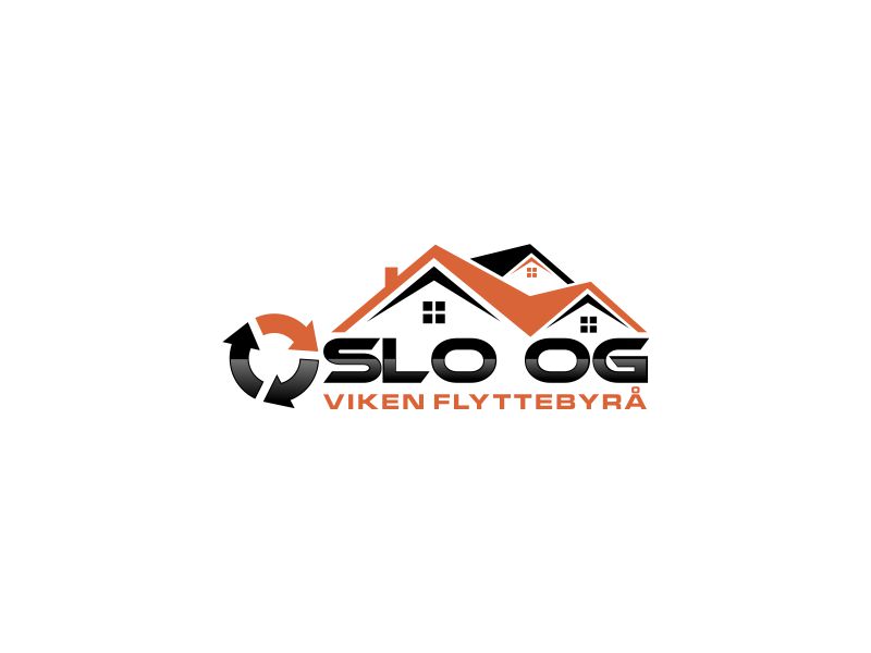Oslo og Viken Flyttebyrå logo design by oke2angconcept