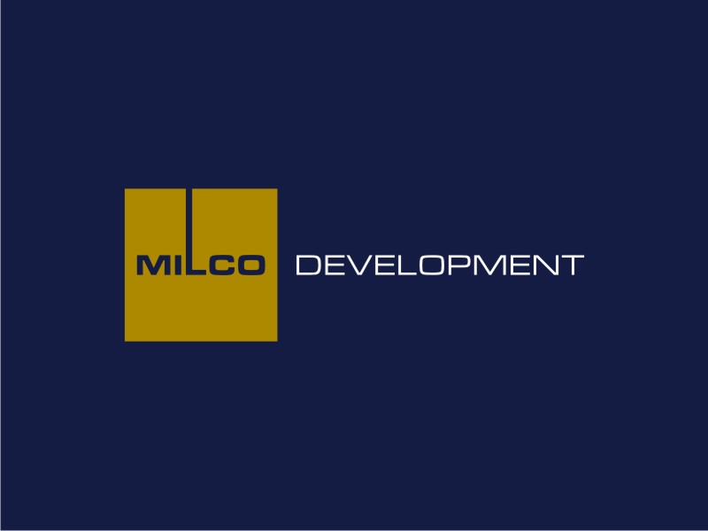 Milco Development logo design by alby
