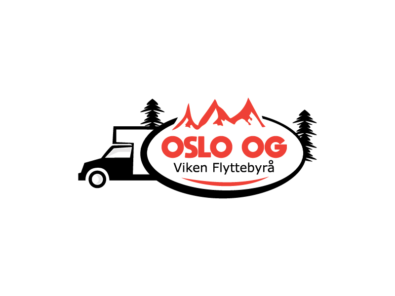 Oslo og Viken Flyttebyrå logo design by Shailesh