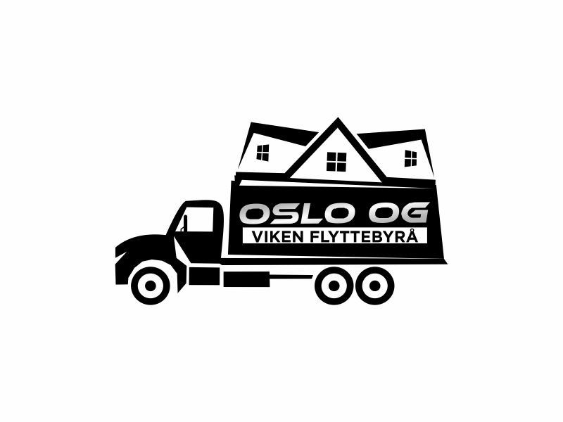 Oslo og Viken Flyttebyrå logo design by Greenlight