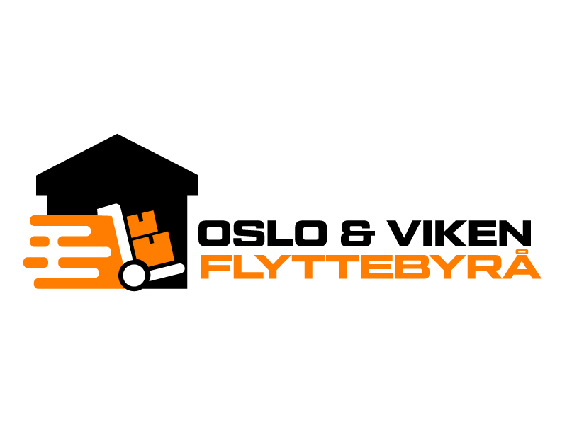 Oslo og Viken Flyttebyrå logo design by Erasedink