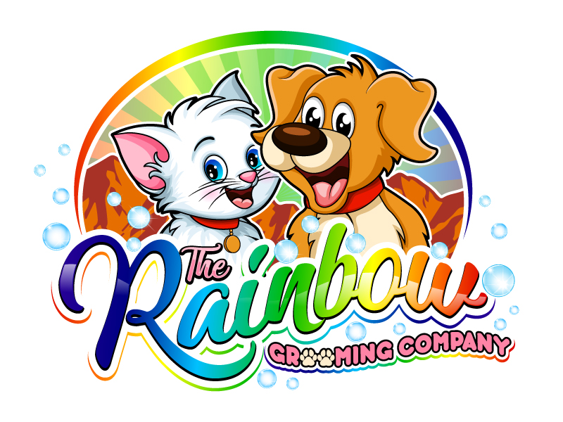 The Rainbow Grooming Company logo design by uttam
