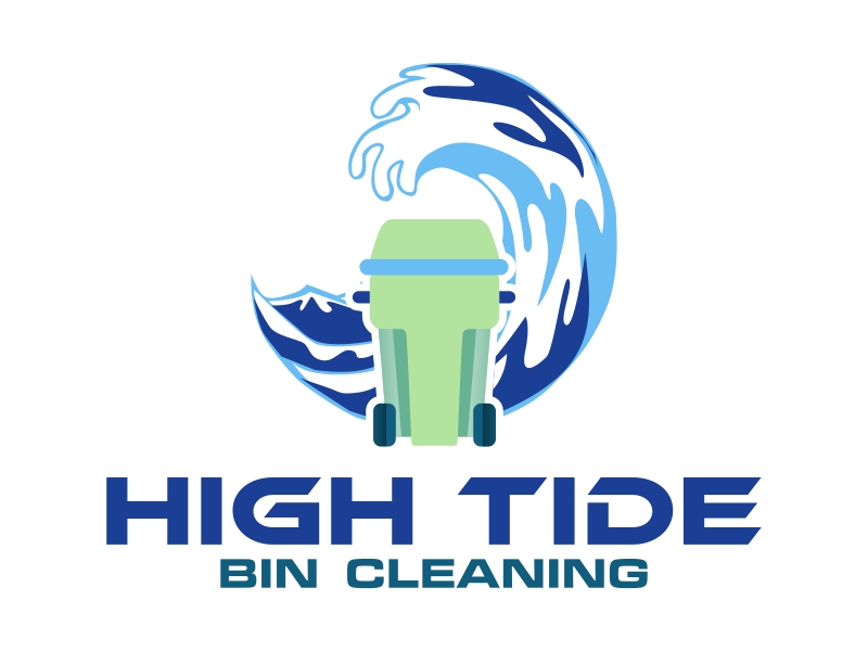 High Tide Bin Cleaning logo design by qqdesigns