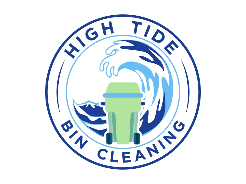 High Tide Bin Cleaning logo design by qqdesigns