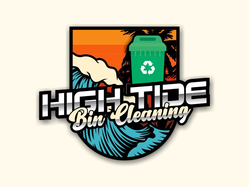 High Tide Bin Cleaning logo design by BlessedGraphic