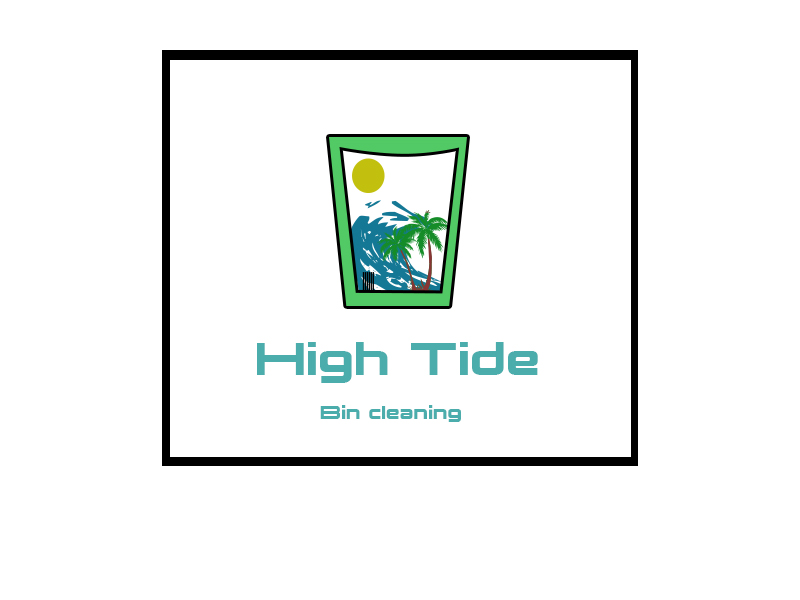 High Tide Bin Cleaning logo design by ivonk