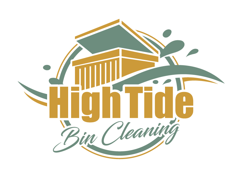 High Tide Bin Cleaning logo design by ElonStark