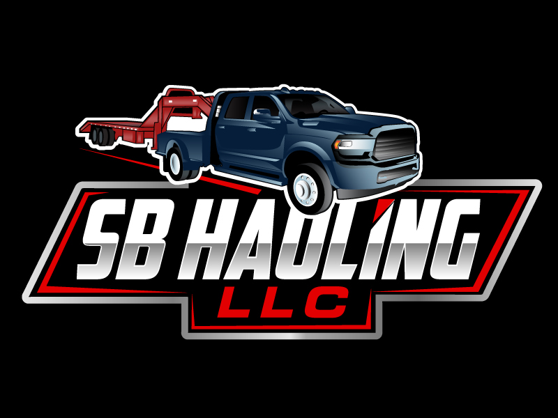 SB Hauling LLC logo design by ElonStark