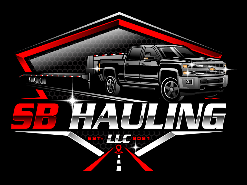 SB Hauling LLC logo design by LogoQueen