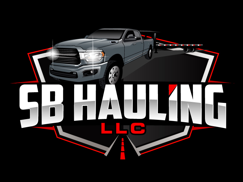 SB Hauling LLC logo design by ElonStark