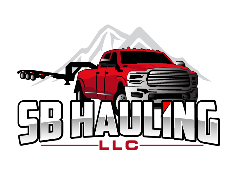 SB Hauling LLC logo design by ElonStark