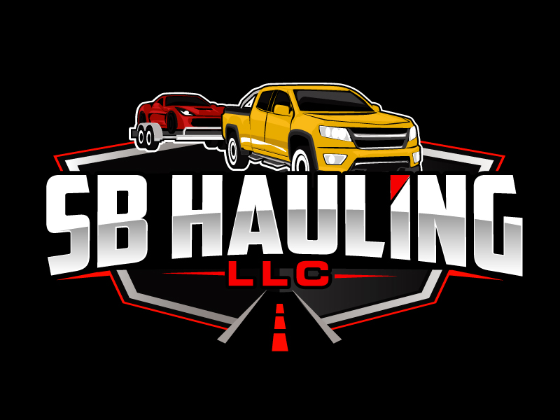 SB Hauling LLC logo design by ElonStark