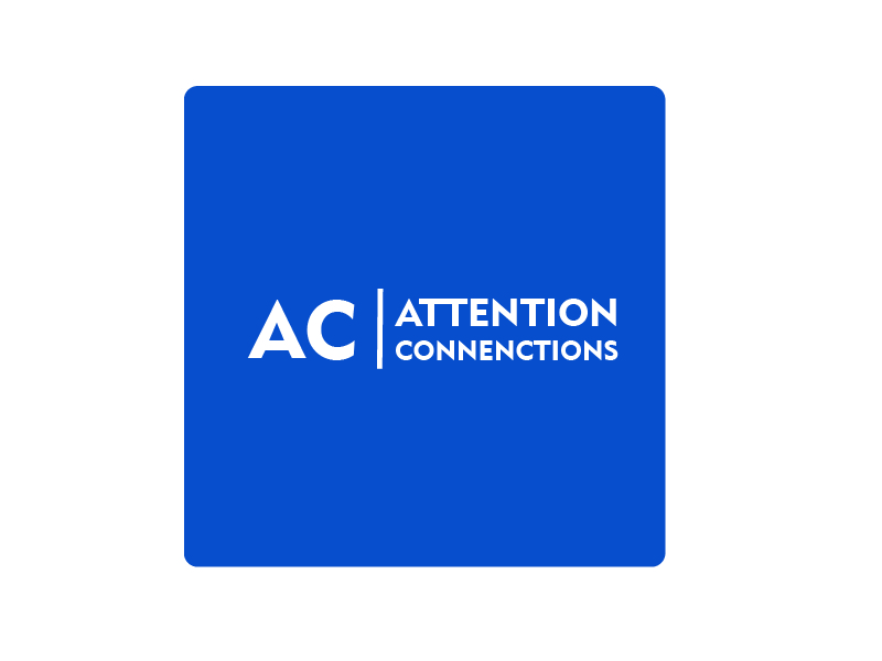 Attention Connections logo design by gateout