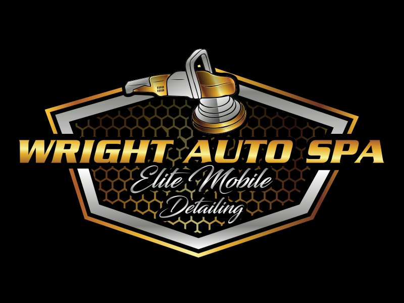 Wright Auto Spa elite Mobile detailing. 970 420 2121 logo design by qqdesigns