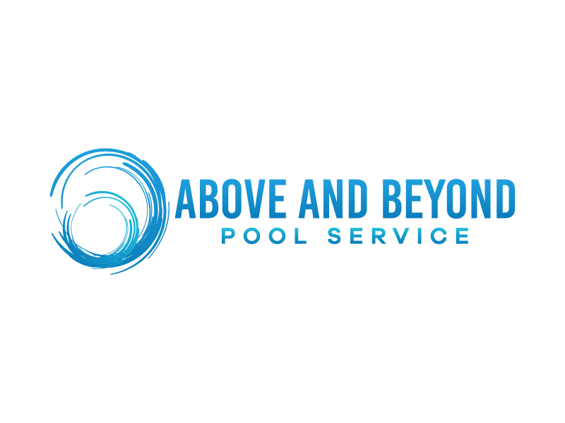 Above and Beyond Pool Service logo design by Kirito