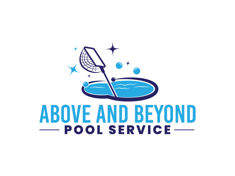 Above and Beyond Pool Service logo design by Bhaskar Shil