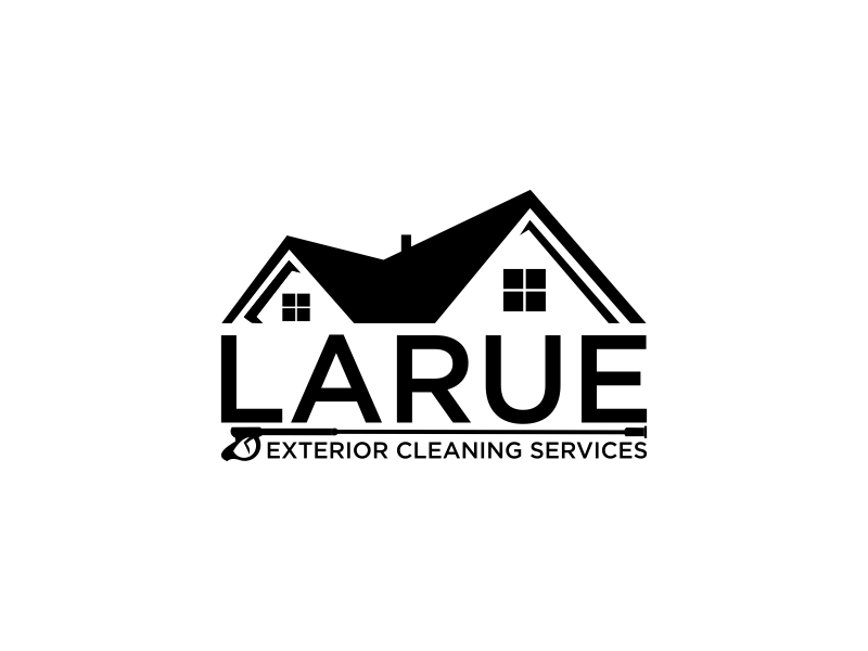 Larue exterior cleaning services logo design by luckyprasetyo