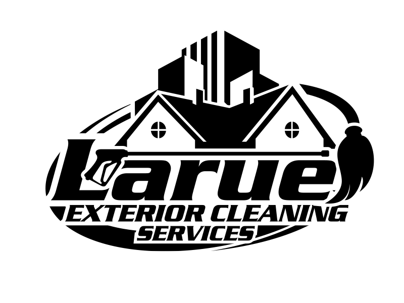 Larue exterior cleaning services logo design by MarkindDesign