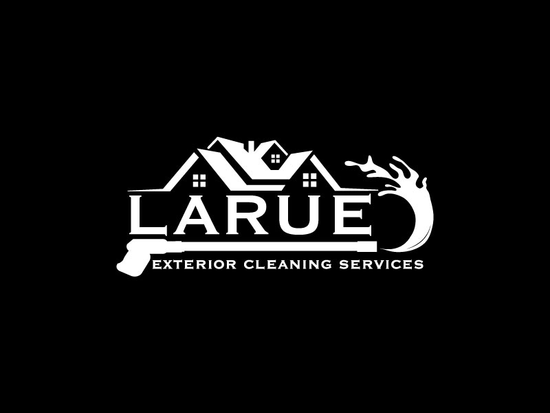 Larue exterior cleaning services logo design by Iqra Aesh