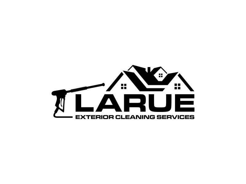 Larue exterior cleaning services logo design by Humhum