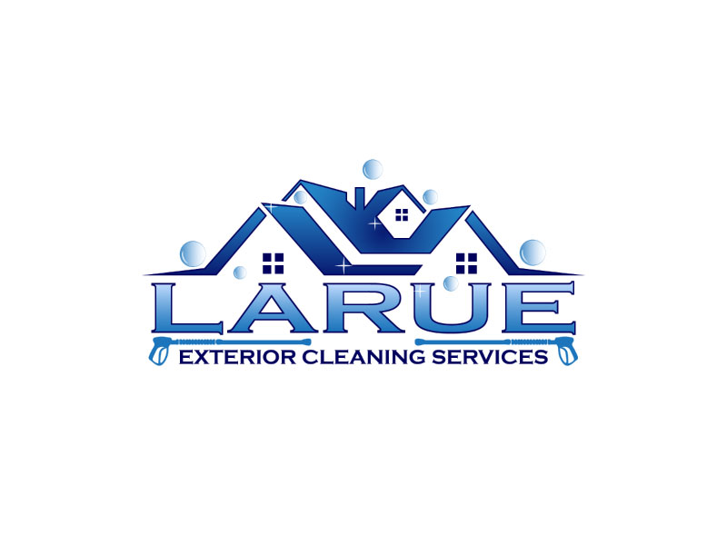 Larue exterior cleaning services logo design by TMaulanaAssa
