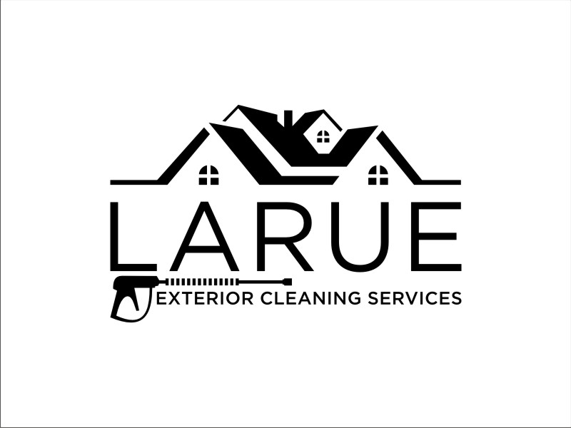 Larue exterior cleaning services logo design by KQ5