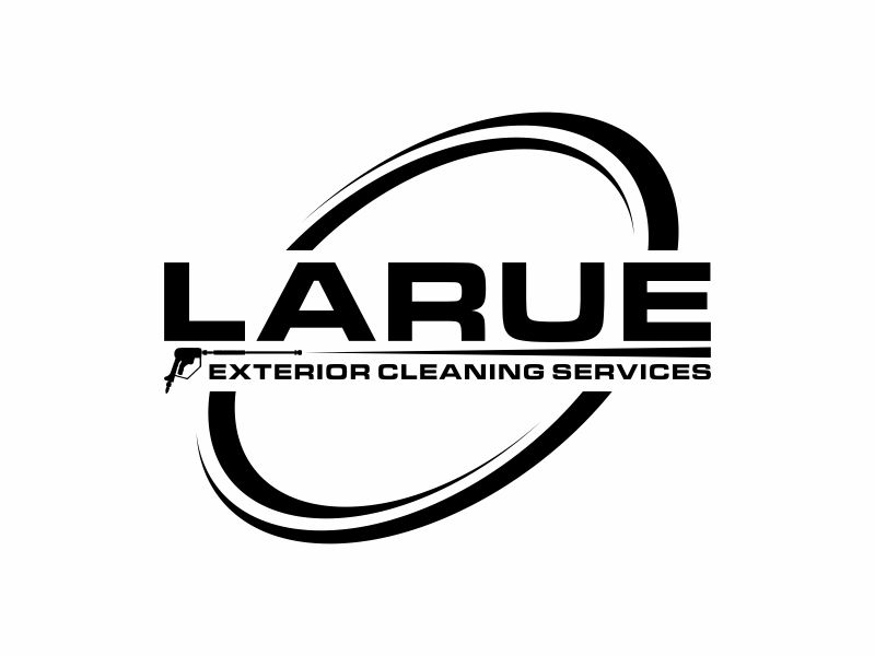 Larue exterior cleaning services logo design by Franky.
