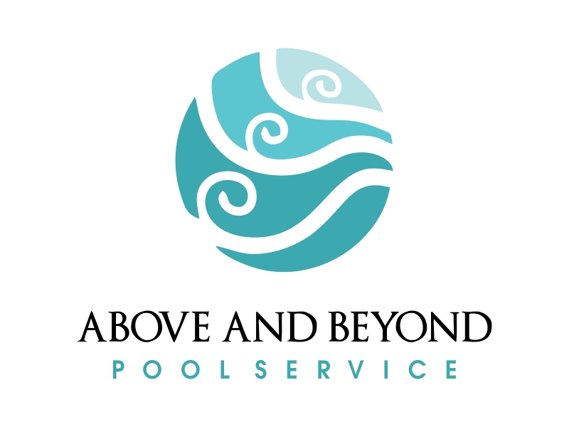 Above and Beyond Pool Service logo design by JessicaLopes