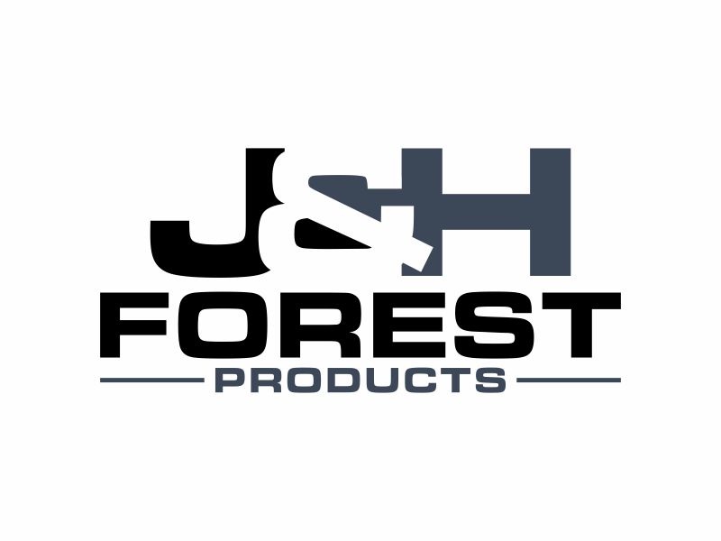 J&H Forest Products logo design by Franky.