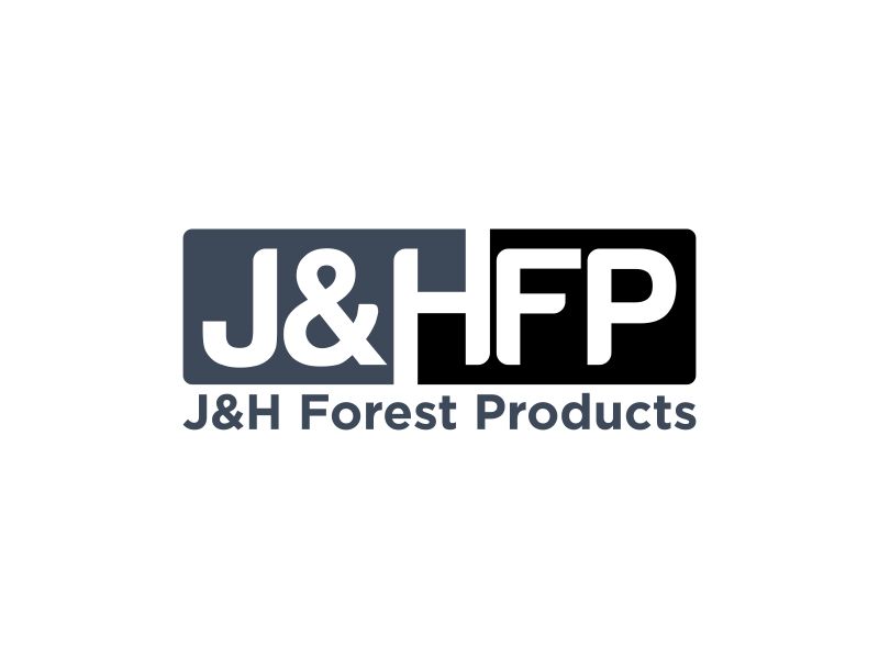 J&H Forest Products logo design by pakNton