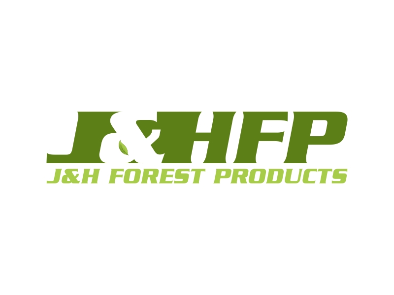 J&H Forest Products logo design by Kruger