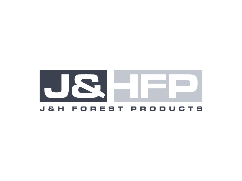 J&H Forest Products logo design by MUSANG