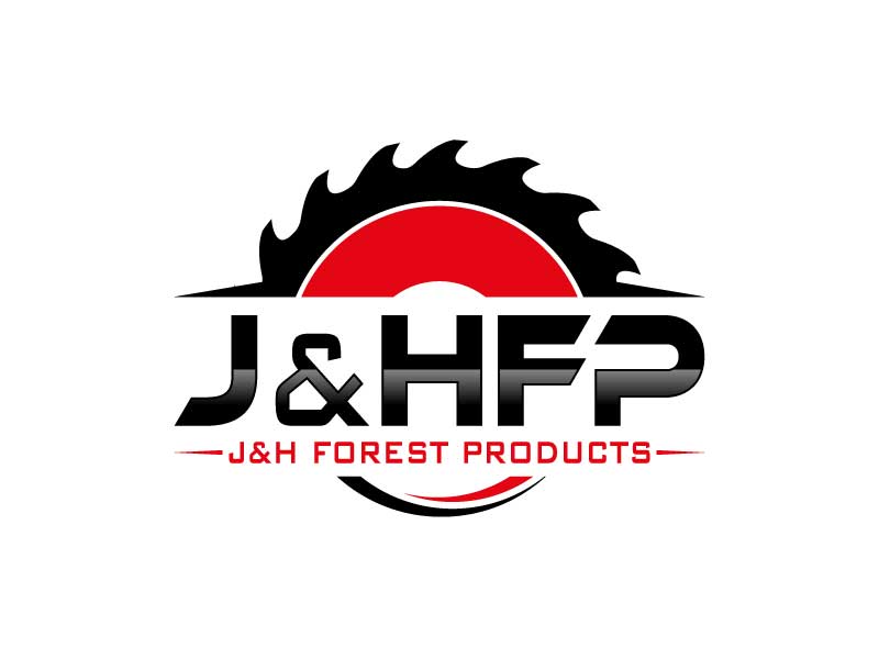 J&H Forest Products logo design by jhunior