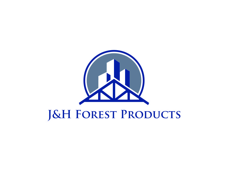 J&H Forest Products logo design by arifana
