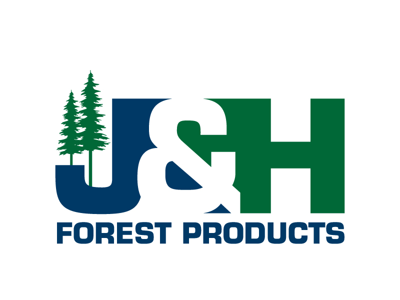 J&H Forest Products logo design by jaize