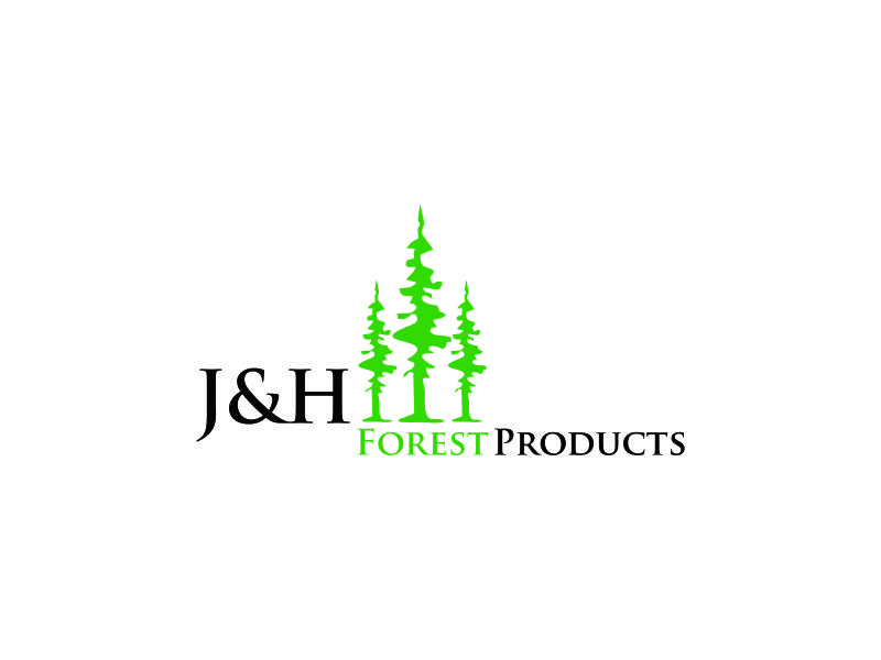 J&H Forest Products logo design by arifana