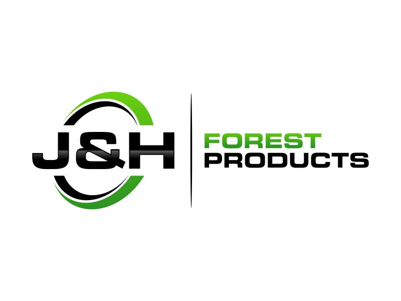 J&H Forest Products logo design by Kopiireng