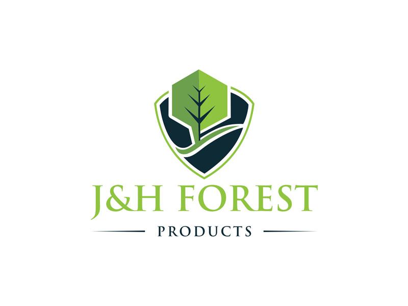 J&H Forest Products logo design by carman