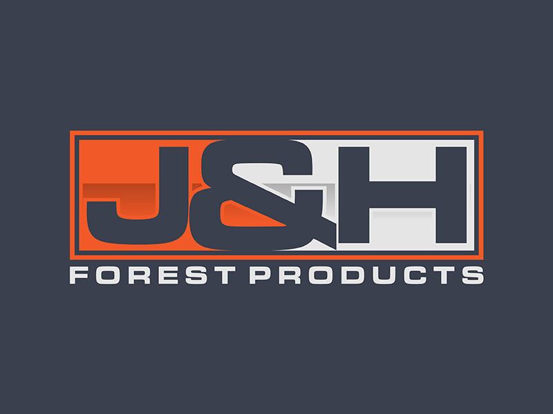 J&H Forest Products logo design by ndaru