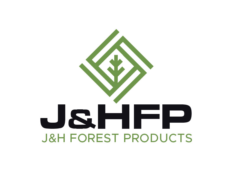 J&H Forest Products logo design by kunejo