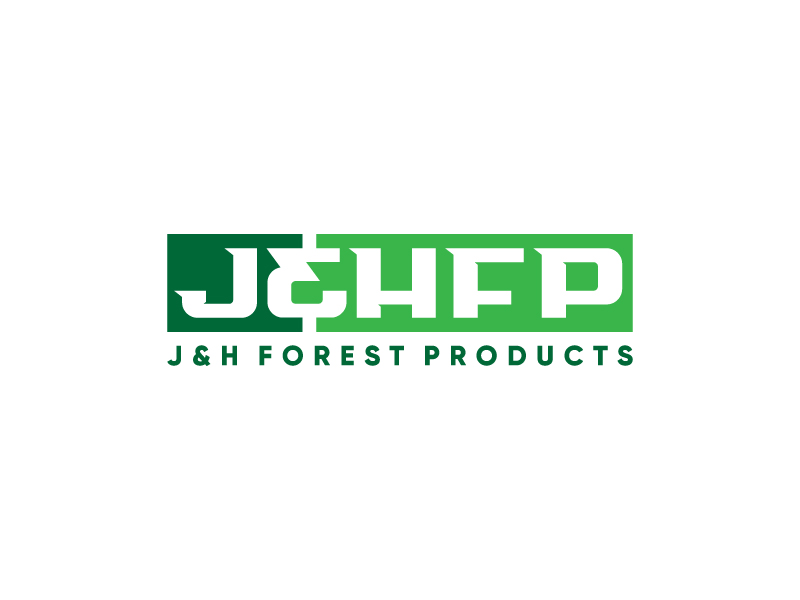 J&H Forest Products logo design by aganpiki