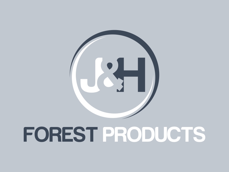 J&H Forest Products logo design by qqdesigns