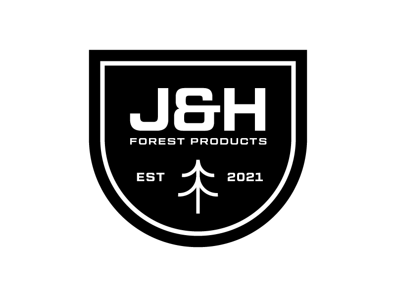 J&H Forest Products logo design by czars