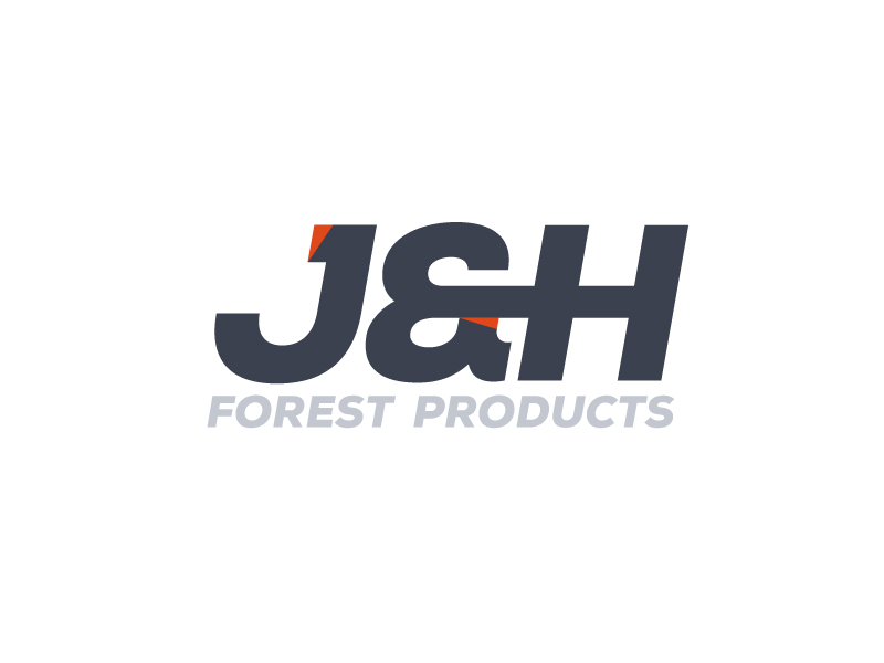 J&H Forest Products logo design by uyoxsoul