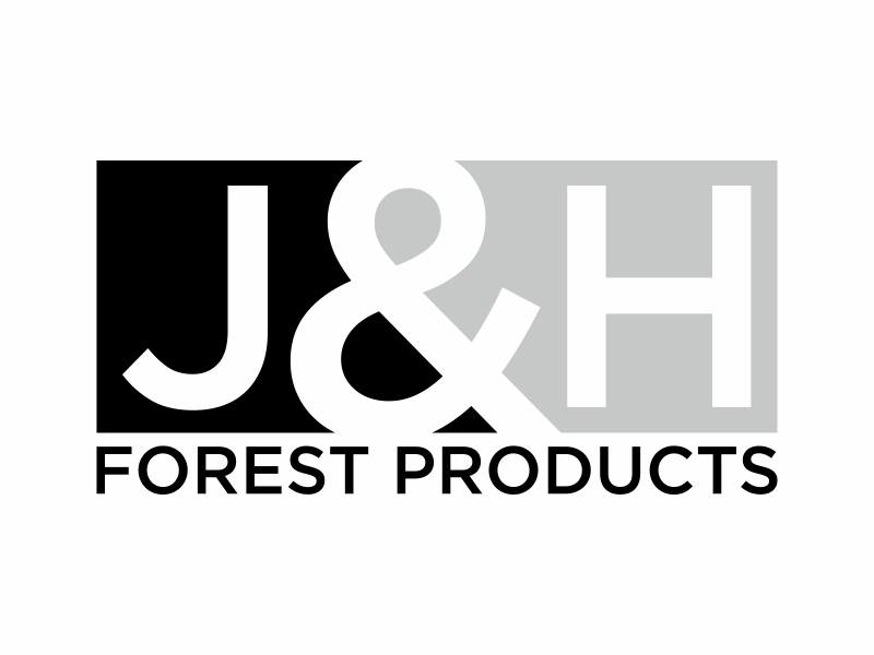 J&H Forest Products logo design by Wahyu Asmoro