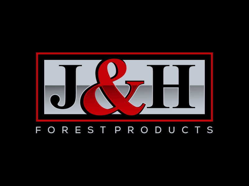 J&H Forest Products logo design by Mahrein