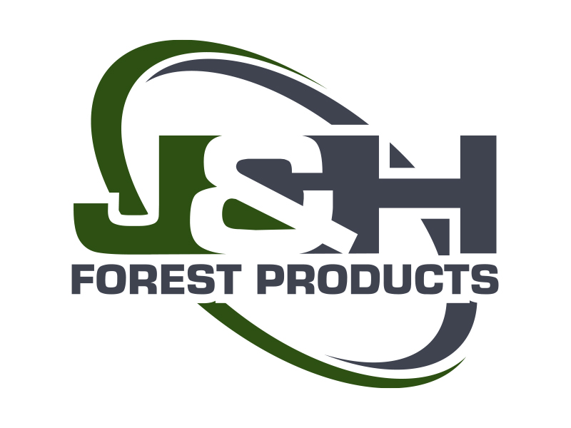 J&H Forest Products logo design by MarkindDesign
